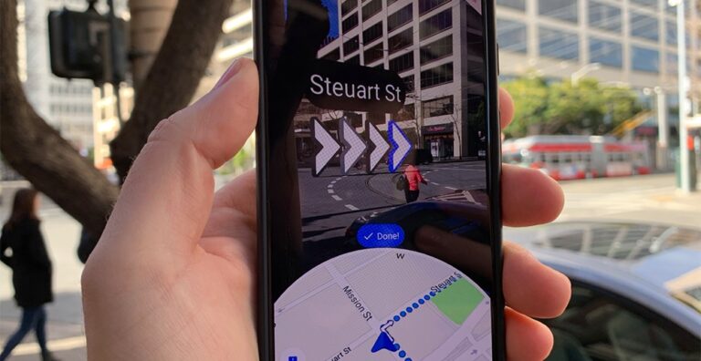 Навигация дополненной реальности в Картах Google стала подробнее