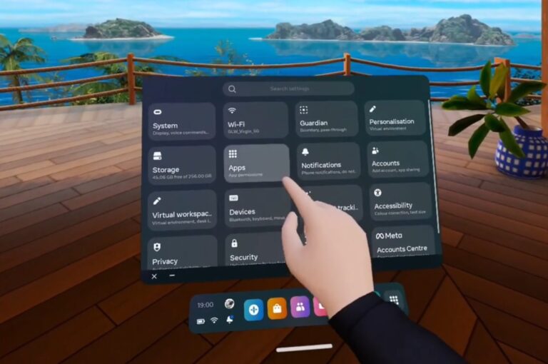 Прошивка Quest v50 открыла прикосновения к виртуальному интерфейсу и намекает на трекинг всего тела