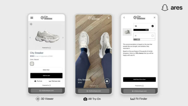 Технологии компьютерного зрения Snap для торговли объединились в платформу ARES
