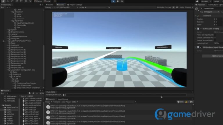 Инструмент тестирования приложений GameDriver получил поддержку SteamVR и WebGL