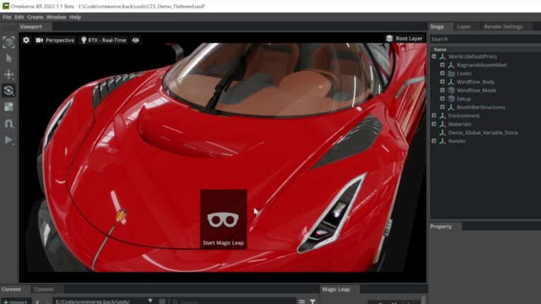 NVIDIA Omniverse начала транслировать цифровые двойники на Magiс Leap 2