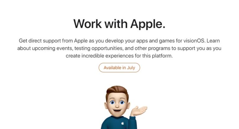 Платформа разработки приложений под Apple Vision Pro откроется в июле