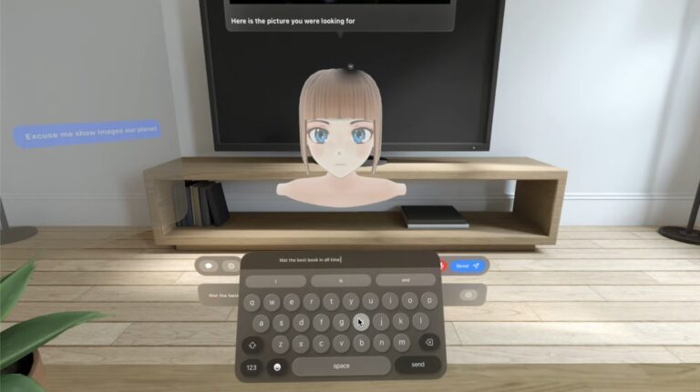Российский разработчик показал клиент ChatGPT для Apple Vision Pro со сменными аватарами и голосовым вводом