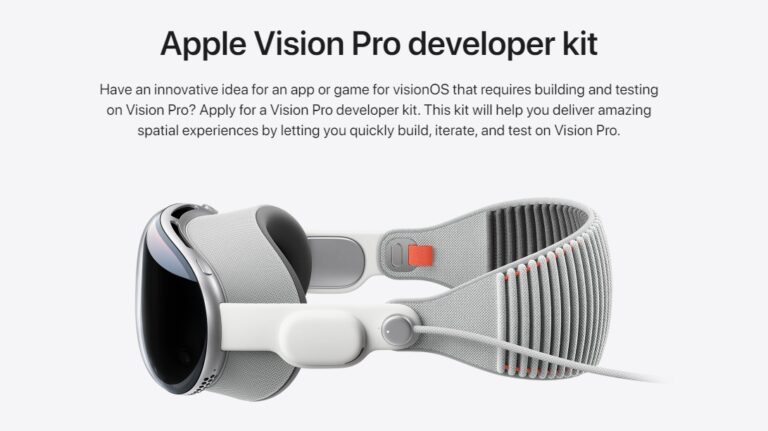 Apple начала приём запросов на девкиты Vision Pro