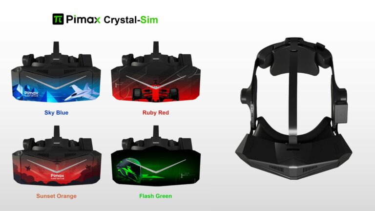 Спецверсия Pimax Crystal для симуляторов стала чуть дешевле и потеряла контроллеры