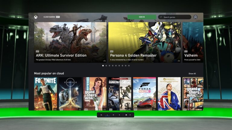 Xbox Cloud Gaming вышел на Quest. Теперь на очках доступны все игры из Game Pass