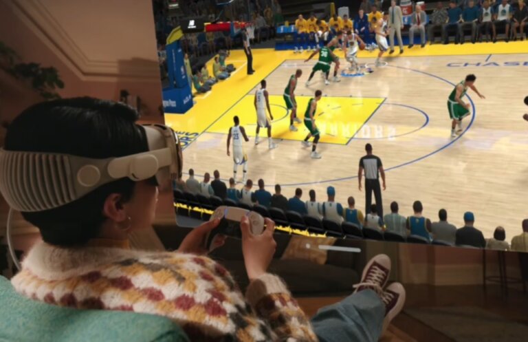 Vision Pro умеют транслировать контент на другие устройства по AirPlay