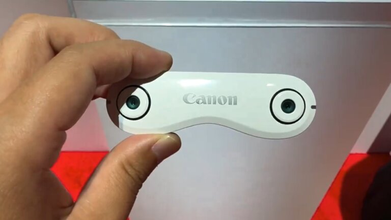 Видео: новые очки Canon MREAL показались на CES до полноценного анонса