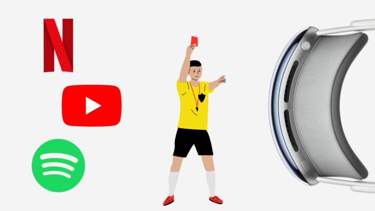 Netflix, YouTube и Spotify не хотят делать приложения для Vision Pro