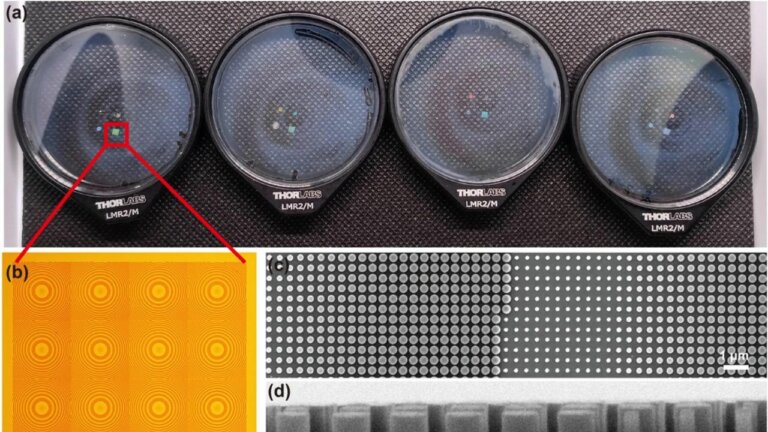 Учёные из Гуаньчжоу предложили перспективную архитектуру микродисплеев с метаоптикой