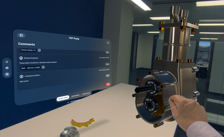 Приложение Onshape Vision наладило работу с САПР-моделями в Vision Pro