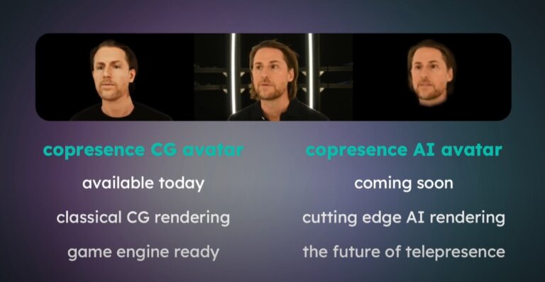 Платформа 3D-аватаров Copresence внедрит ИИ-рендеринг в реальном времени