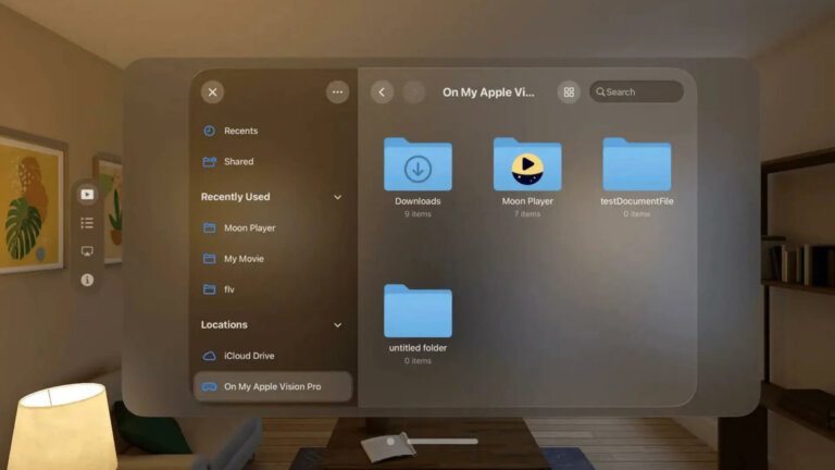 Moon Player позволяет смотреть иммерсивные видео с YouTube на Vision Pro, но локально