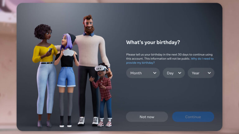 Meta* развела аккаунты Quest по трём категориям и требует подтвердить возраст