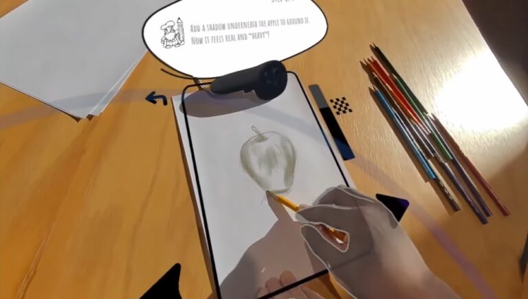 Инди-приложение Pencil! научит рисовать карандашом через Quest 3