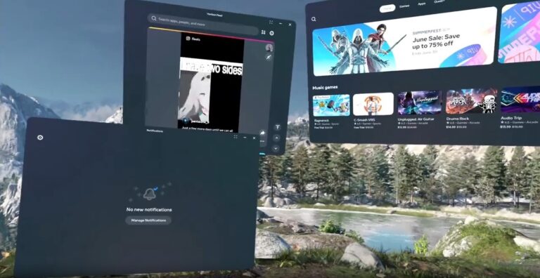 Новая прошивка Quest усилит многозадачность очков