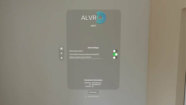 Бесплатный клиент ALVR прошёл в App Store