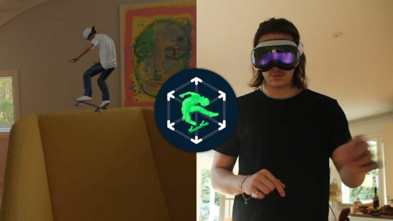 Скейтсим Skatrix Pro радикально обновили на Vision Pro