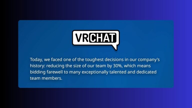 VRChat сократит 30% сотрудников, чтобы остаться на плаву вопреки рынку