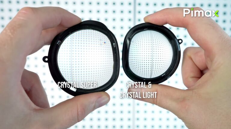 Pimax представила достижения в оптике новых очков Crystal Super
