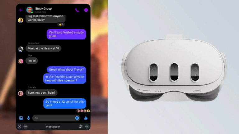 Трансляция от первого лица появилась в звонках на Quest