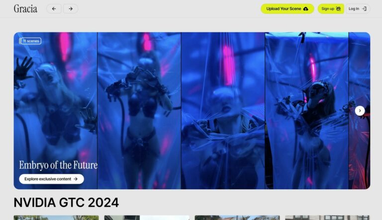В приложение Gracia в Steam добавили динамические сцены на гауссовом распределении