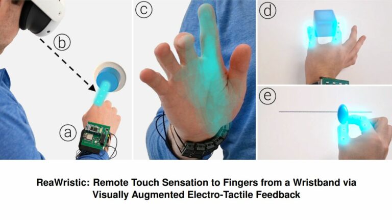 Исследователи Reality Labs сделали браслет для тактильных ощущений через электростимуляцию