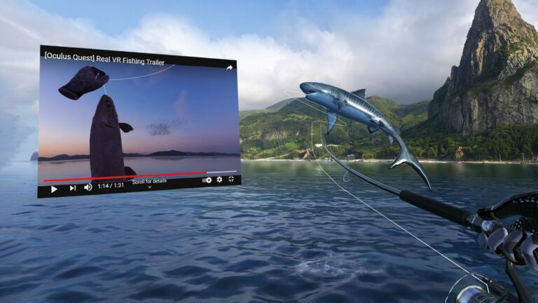 Real VR Fishing издают в Steam