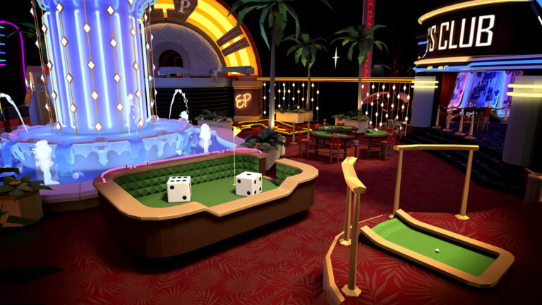 Новое поле для мини-гольфа в Walkabout Mini Golf переносит в Лас-Вегас времён Элвиса