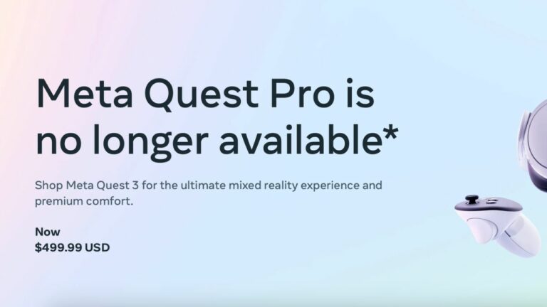 История Quest Pro закончилась вместе с остатками в официальном магазине