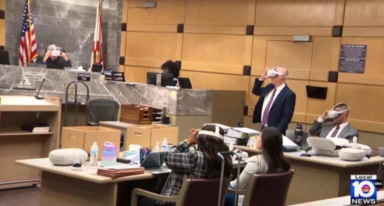 Американский суд принял ВР-симуляцию как доказательство