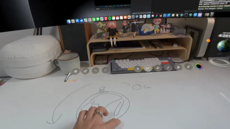 TouchDesk превращает любую поверхность в доску для заметок, когда вы в Vision Pro