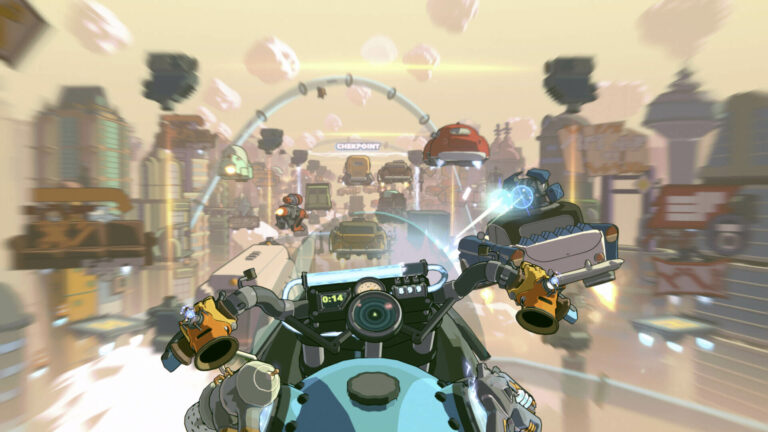 Боевые гонки на ховербайках Retronika поcтупили в продажу на Quest