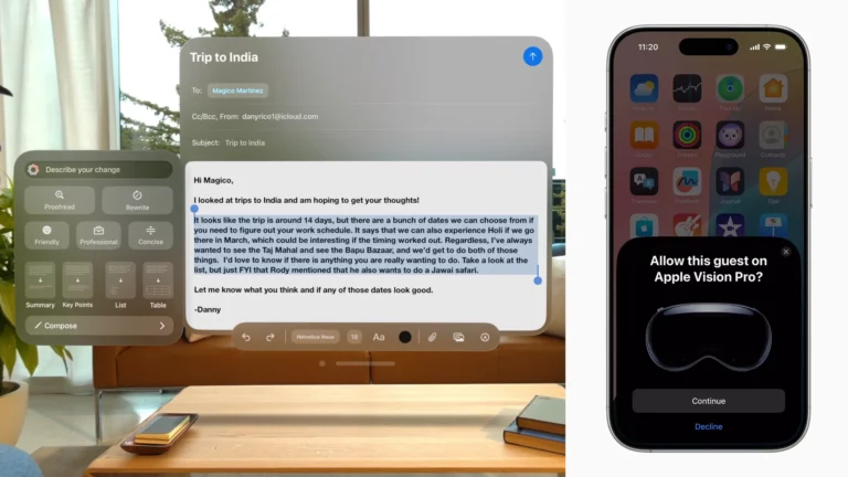 VisionOS 2.4 принесёт Apple Intelligence, пространственную галерею, приложение для iPhone и улучшенный гостевой режим