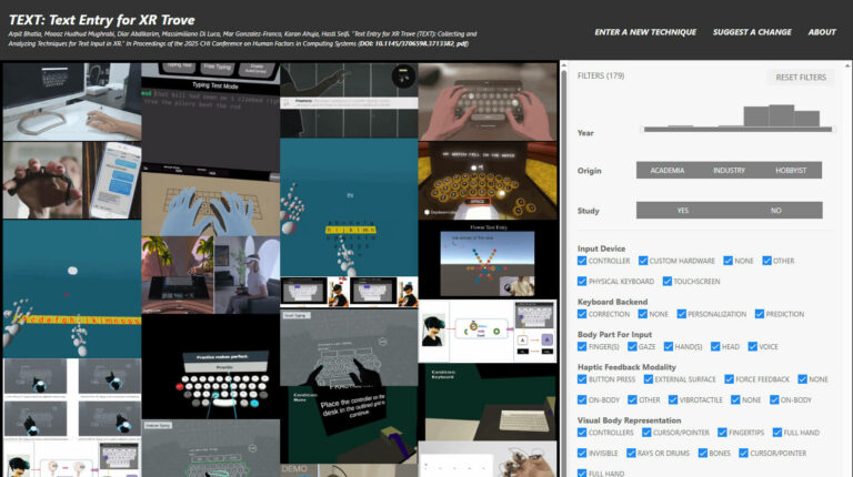 Учёные собрали каталог методов ввода для пространственных компьютеров