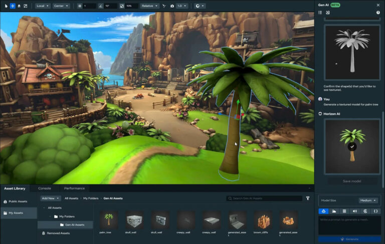 Десктопный редактор Horizon Worlds научили генерировать трёхмерные модели