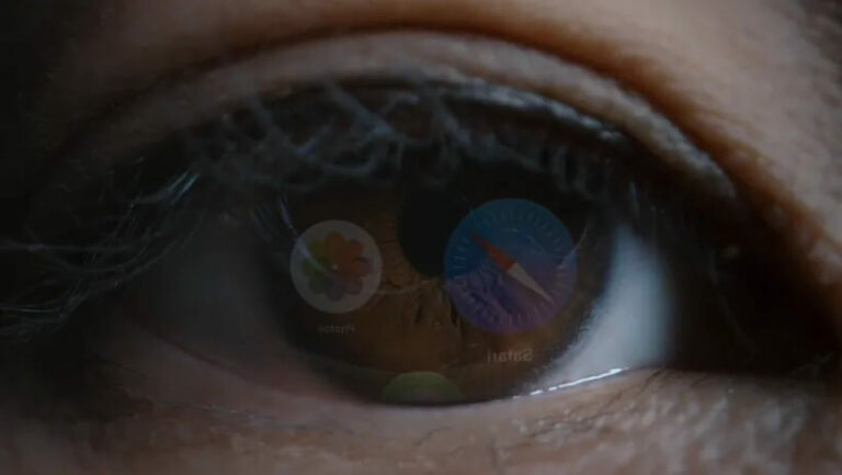 Apple работает над прокруткой глазами в visionOS