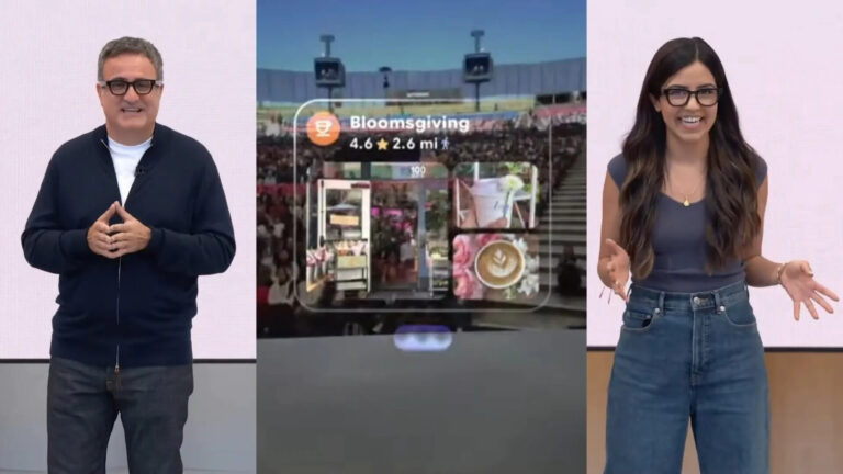 Google показала умные очки с дисплеем в действии. Их помогают делать Gentle Monster и Warby Parker