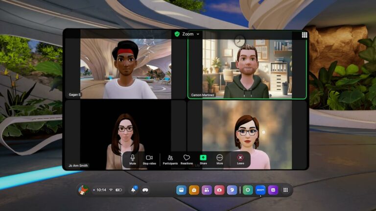 Бесплатный официальный клиент Zoom вышел на Quest