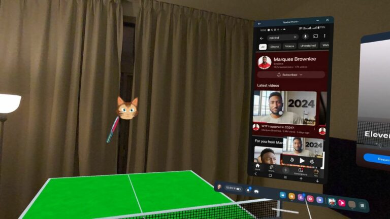 Spatial Phone — это окно с вашим смартфоном в Quest