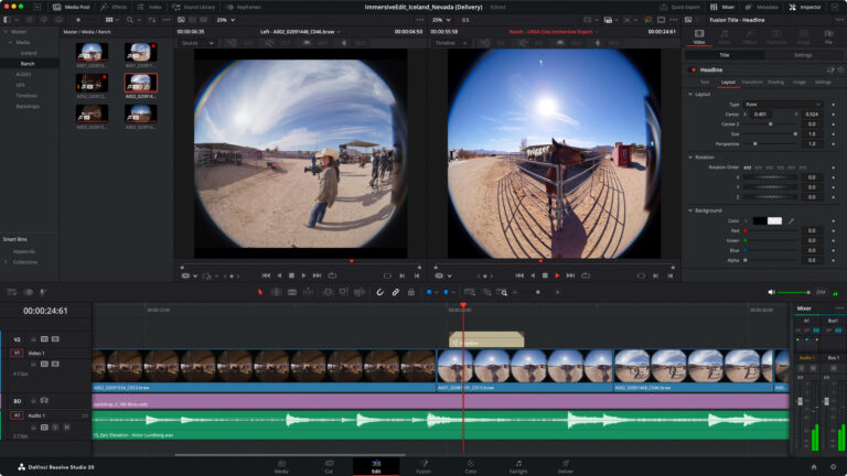 DaVinci Resolve для macOS теперь полностью поддерживает Apple Immersive Video