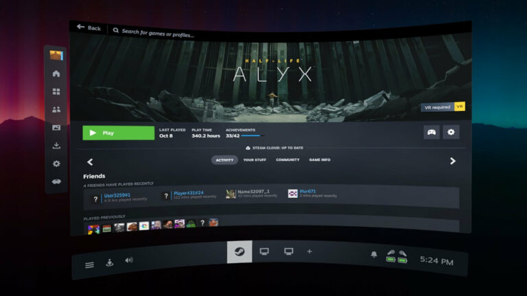 Steam Link официально подружили с очками Pico и HTC
