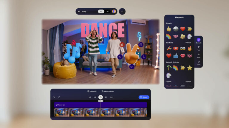 Adobe выпустила редактор пространственного видео для Android XR