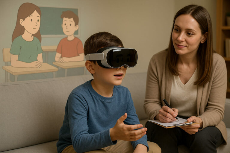 Метаисследование выявило пользу виара в лечении детских расстройств социальной коммуникации