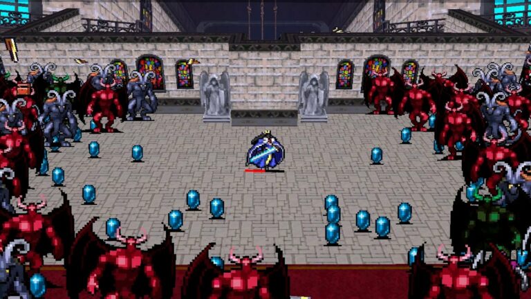 Рогалик Vampire Survivors портировали на Quest в виде воксельной диорамы