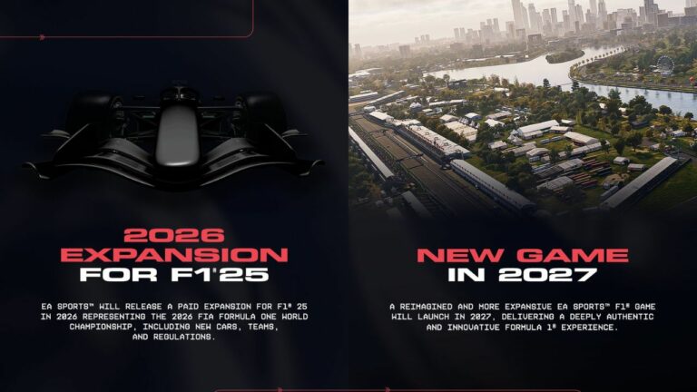 F1 26 не будет, её заменит дополнение. Полностью новый сим выйдет в 2027 году
