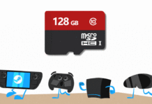 Valve рекомендует хранить и переносить игры между Deck, Machine и Frame на картах microSD