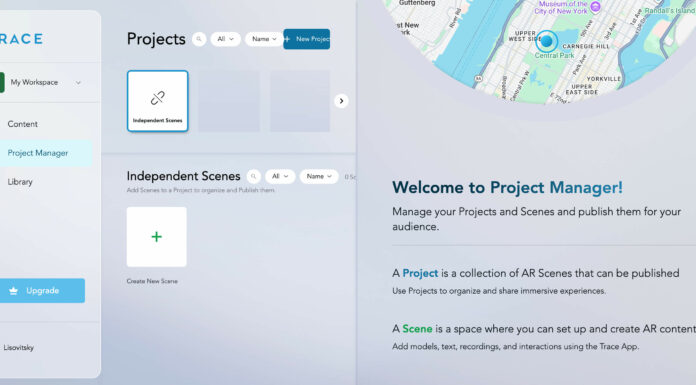 Веб-редактор дополненной реальности Trace готов к использованию