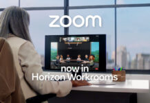 Horizon Workrooms подключился к платным конференциям Zoom