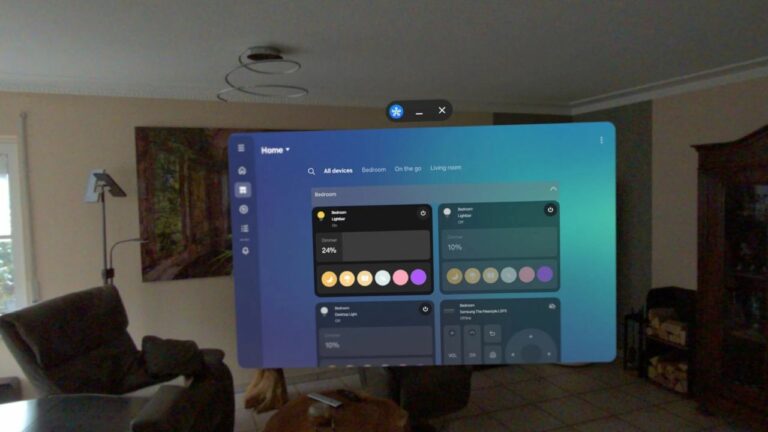 Galaxy XR теперь управляют умным домом Samsung